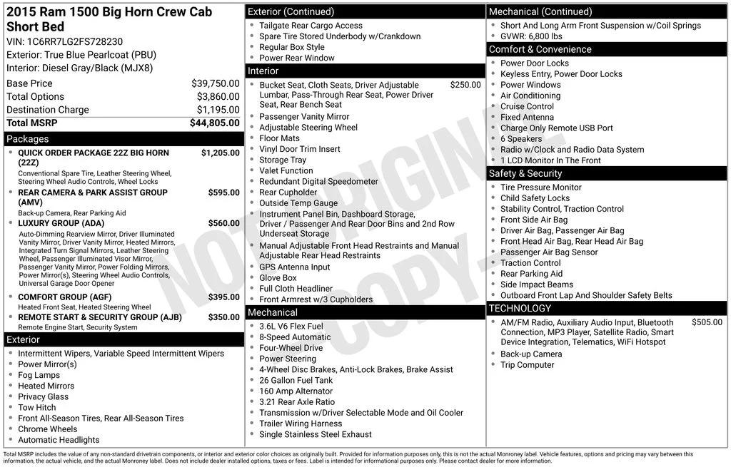 ram ram 1500 pickup 2015 1C6RR7LG2FS728230 image ram ram 1500 pickup 2015 1C6RR7LG2FS728230 image